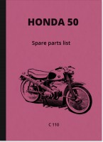 Honda 50 ccm C 110 Ersatzteilliste Ersatzteilkatalog Teilekatalog