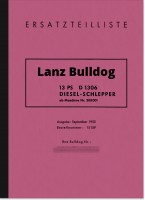Lanz Bulldog D 1306 (13 PS) Ersatzteilliste Ersatzteilkatalog Teilekatalog D1306