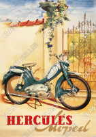 Hercules Typ 217 Moped Poster Plakat Bild