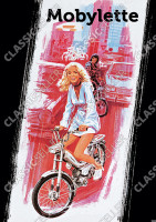 Motob&eacute;cane Mobylette Moped Poster Plakat Bild