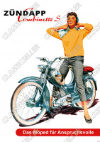 Z&uuml;ndapp Combinette S Moped Poster Plakat Bild
