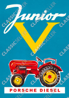 Porsche-Diesel Junior Schlepper Traktor Poster Plakat Bild
