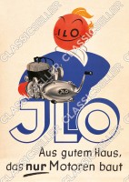 ILO Motoren Poster Plakat Bild Werbung Reklame