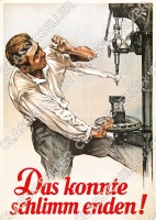 Arbeitsschutz Sicherheit Sicherheitshinweis Poster Plakat Warnung Hinweis - Motiv 2