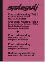 Malaguti Ersatzteilliste und Bedienungsanleitung