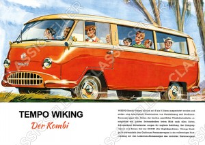 Tempo Wiking "Der Kombi" Wagen Auto PKW Poster Plakat Bild