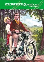 Express Radexi 136 166 Motorrad Poster Plakat Bild