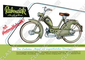 Rabeneick Binetta Moped Poster Plakat Bild
