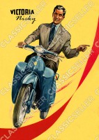 Victoria Nicky Moped Poster Plakat Bild