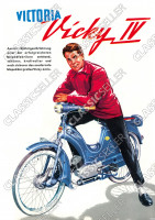 Victoria Vicky IV 4 Moped Poster Plakat Bild