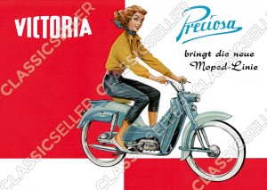 Victoria Preciosa Moped Poster Plakat Bild
