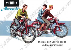 Victoria Avanti Moped Poster Plakat Bild