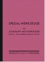 Z&uuml;ndapp Anleitung Liste Handbuch Spezial-Werkzeuge K 350 500 800 KS  Derby DB DL KK DBK DBL DE