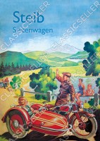 Steib Seitenwagen Motorrad Poster Plakat Bild Deko