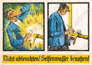Arbeitsschutz Sicherheit Sicherheitshinweis Poster Plakat Warnung Hinweis - Motiv 17
