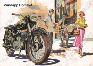 Z&uuml;ndapp Comfort Motorrad Poster Plakat Bild