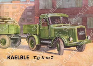 Kaelble Typ K 415 Z K415Z Zugmaschine Nutzfahrzeug Poster Plakat Bild Kunstdruck