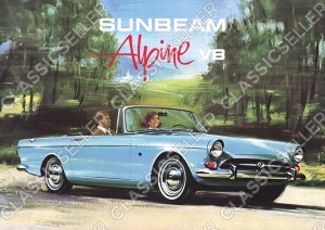 Sunbeam Alpine V8 Auto PKW Poster Plakat Bild Kunstdruck