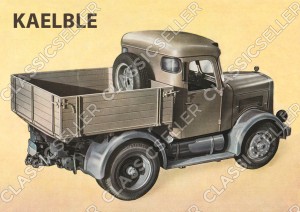 Kaelble Typ K415Z K 415 Z Zugmaschine Nutzfahrzeug Poster Plakat Bild Kunstdruck