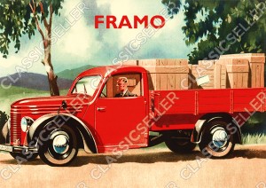 Framo V 501 Kleintransporter Seitlich Poster Plakat Bild Kunstdruck