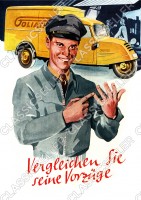 Goliath GD 750 Kastenwagen Lieferwagen Kleintransporter Nutzfahrzeug Poster Plakat Bild