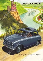Lloyd LP 400 S LP400S PKW Auto Poster Plakat Bild