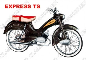 Express TS Moped Victoria Zweirad Union Poster Plakat Bild