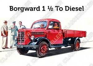 Borgward 1,5t To Lastwagen Diesel Poster Plakat Bild