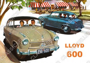 Lloyd 600 Auto PKW Poster Plakat Bild