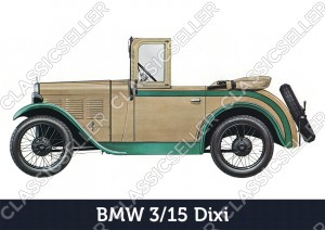 BMW Dixi 3/15 Auto PKW Wagen Poster Plakat Bild