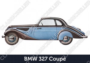 BMW 327 Coup&eacute; Auto PKW Wagen Poster Plakat Bild