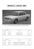 Lancia 2000 Limousine, Coup&eacute; und Coup&eacute; HF Reparaturanleitung Werkstatthandbuch