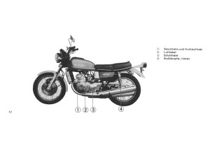 Suzuki GT 750 Bedienungsanleitung Betriebsanleitung Handbuch