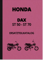 Honda Dax ST 50 und ST 70 Ersatzteilliste Ersatzteilkatalog Teilekatalog