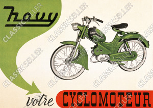 Novy votre Cyclomoteur Moped ILO Poster Plakat Bild