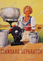 Standard Separator Milchzentrifuge Butterschleuder Poster Plakat Bild