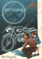Victoria KR 25 KR25 Aero mit Telegabel Motorrad Poster Plakat Bild
