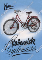 Rabeneick Cyclemaster Motorfahrrad Fahrrad mit Hilfsmotor Poster Plakat Bild
