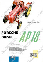 Porsche-Diesel AP 18 Traktor Dieselschlepper Poster Plakat Bild