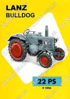 Lanz Bulldog D 2206 22 PS Traktor Dieselschlepper Poster Plakat Bild