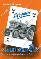 Hanomag R 22 R22 Traktor Dieselschlepper Poster Plakat Bild