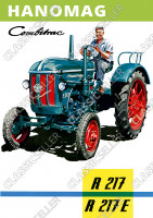 Hanomag Combitrac R 117 und R117 E Traktor Dieselschlepper Poster Plakat Bild