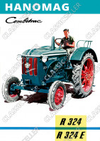 Hanomag Combitrac R 324 und R324 E Traktor Dieselschlepper Poster Plakat Bild