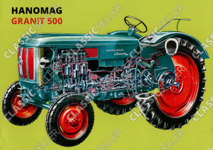 Hanomag Granit 500 Schlepper Traktor Poster Plakat Bild