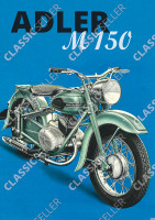 Adler M 150 M150 Motorrad Poster Plakat Bild