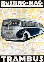 B&uuml;ssing-Nag Trambus Poster Plakat Bild