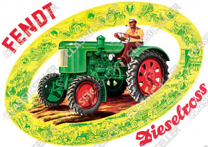 Fendt Dieselross Traktor Schlepper Poster Plakat Bild