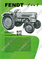 Fendt Fix 2 Dieselross Traktor Schlepper Reklame Poster Plakat Bild