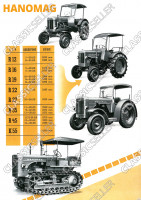 Hanomag R 12 16 19 22 27 35 45 K 55 &Uuml;besicht Schlepper Traktor Diesel Reklame Poster Plakat Bild